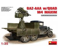 GAZ-AAA W/ Quad Maxim 1:35 Figura Kit De Modelo De Plástico MINIART