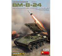 MiniArt Kit de maqueta Lanzador de cohetes BM-8-24 con interior 1:35
