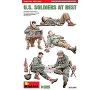 MiniArt- US Soldiers at Rest Militar 1:35-Soldados estadounidenses en Reposo (edición epcial) (MA35318)