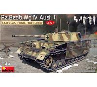 MiniArt MIN35344 1:35-Pz.Beob.Wg. IV Ausf J Late 2 en 1 con tripulación