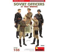 MINIART 35365 Kit 1/35 Oficiales Soviéticos En Briefing de Campo Special Edition