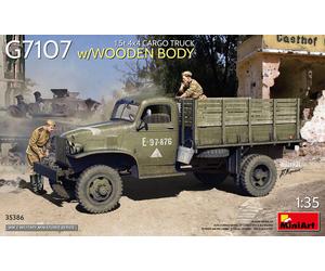 (MIN35386) - Miniart 1:35 - 1.5t 4x4 G7107 Cargo Truck w/ Wooden Body