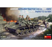 (MIN35395) - Miniart 1:35 - German Tractor T-60(r) w/ PaK40 Gun & Crew