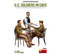 (MIN35406) - Miniart 1:35 - US Soldiers in Cafe