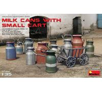 (MIN35580) - Miniart 1:35 - Milk Cans with Small Cart