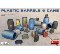 (MIN35590) - Miniart 1:35 - Plastic Barrels & Cans