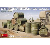 (MIN35592) - Miniart 1:35 - US Fuel Drums (55 Gals)