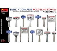 (MIN35669) - Miniart 1:35 - Concrete Signs France 1930-40's Normandy