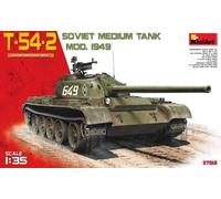 Maqueta Char T-54-2 Tanque Medio Soviético. Mod 1949 Miniart 37012 1/35 Maqueta