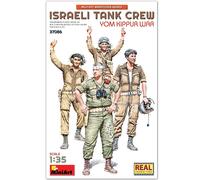 MiniArt MIN37086 1:35-Tripulación de tanques israelí, guerra de Yom Kipur, sin pintar