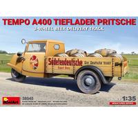 Maqueta Furgoneta Tempo A400 Cargador Pritsche 3-wheel Beer Delivery Truck
