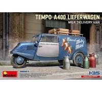 Maqueta Furgoneta Tempo A400 Lieferwagen. Camión De Leche Miniart |38057| 1