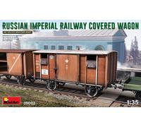 (MIN39002) - Miniart WWI 1:35 - Russian Imperial Railway Covered Wagon