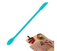 mina espátula de silicona - Material duradero sin BPA, raspador de cuchara para sellar cera | Diseño compacto para una mina-cuchara de precisión y versátil para postres de cuidado de la pe