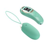 Mina Huevo Vibrador con Control Remoto Pantalla Digital Verde de Prettylove