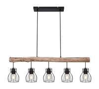 Globo Lighting Mina lámpara colgante 5x40 W negro 15326-5N