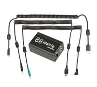Minadax DIGIRIG Juego de Cables y Cable USB, Interfaz Digital revolucionaria para radioaficionados, Compatible con ICOM IC-706 IC-706 IC-7000 IC-7100 IC-7200 IC-718 IC-91