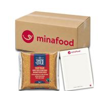 minafood Bundle para Azúcar de Caña Moreno Fairtrade 1kg + Bloc de Notas