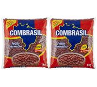 minafood Bundle para Feijão Vermelho Alubias Rojas 2x1kg + Bloc de Notas
