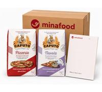 minafood Bundle para Harina de Pizza Pizzeria Tipo 00 & Nuvola Tipo 0 2x1kg + Bloc de Notas