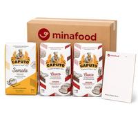 minafood Bundle para Harina Semola & Cuoco Tipo 00 3x1kg + Bloc de Notas