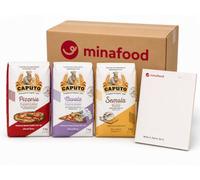 minafood Bundle para Pizzeria 00 + Nuvola 0 + Semola 3x1kg + Bloc de Notas