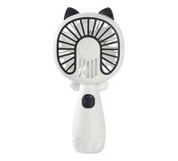 MinAi AFan portátil de mano - AMini AHeld FAanN RechargeablEe - Lindo gato personal, mini ventilador de mano, dibujos animados USB recargable de bolsillo personal