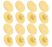 MINAOLULUS 10 Juegos de Accesorios para Jaulas de Pájaros M6, Tuercas y Arandelas Amarillas para Soportes de Percha, Fijación Resistente para Jaulas de Loros y Pinzones, Piezas para