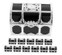 MINAOLULUS 12piezas Mini Cofres De Pirata Baúl Vintage Para Decoración De Fiestas Almacenamiento De Joyería y