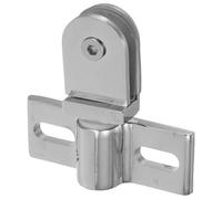 MINAOLULUS 1juego Bisagras Pivotantes de Aleación de Zinc para Puertas de Ducha con Bisagras Superior Inferior Reforzadas Duraderas y Estables para Mamparas de Vidrio Herrajes Resistentes