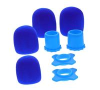 MINAOLULUS 1juegos Funda De Esponja Para Micrófono Inalámbrico De Protección Contra Viento y Spray Para Ktv y Grabaciones De Audio Fácil De Limpiar y Reemplazar