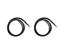 MINAOLULUS 2 Paquetes de Pelo Natural para Viola, Cerdas de Crin de Caballo Profesional, Accesorio Portátil para Reparación de Instrumentos de Cuerda, Uso Seguro y Duradero para Músicos