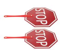 MINAOLULUS 2 Piezas Señales de Stop para Aula Paletas de Parada con Mango Ergonómico para Profesores Herramientas Didácticas para Gestión de Disciplina y Actividades Escolares