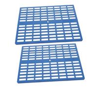 MINAOLULUS 2piezas Alfombrillas Plásticas para Pies De Conejo y Pequeños Animales Colchonetas para Suelo De Jaula con Diseño Hueco Accesorios Duraderos para Recinto De Conejos