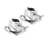 MINAOLULUS 2piezas Base De Soporte Para Platillos De Batería Abrazaderas De Metal Resistente Para Instalación y Rápido Drum Kits