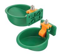 MINAOLULUS 2piezas Bebedero Automático para Ganado Bebedero De Plástico para y Ovejas Cuencos De Agua para Diseño Prueba De Derrames Instalación y Exteriores