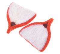 MINAOLULUS 2piezas Orejas De De Fieltro De Lana Manualidades Accesorios De Cosplay Sombreros Diademas y Decoración Suave y Linda Halloween y Fiestas Niño Niña y
