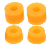 MINAOLULUS 4 Piezas Almohadillas Amortiguadoras para Patineta, Protectores de Patineta, Kit, PU, Color Naranja, Alta Estabilidad y Protección, para Skateboard y Feet, Adolescentes