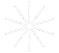 MINAOLULUS 5 Pares de Clips Acrílicos para Partituras Transparentes, Sujetapáginas Musicales para Atril de Piano, Clips para Libros de Música, Ideales para Músicos y Partituras de Viento