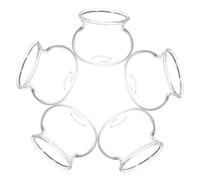 MINAOLULUS 5piezas Mini Pecera De Vidrio para Decoración De Casa De Muñecas Accesorios De Acuario Paisaje Proyecto Adorno Versátil para Escritorio y Decorativos