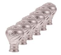 MINAOLULUS 6piezas Finials Decorativos para Cortinas Tapas De Extremidad De Varillas De Ventana Accesorios Modernos De Decoración Diseño Boho