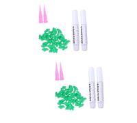 MINAOLULUS 80 Piezas Cubiertas de Garras de Gato petg Pets Cats cattier dogge Manteca Katcher Tapas de uñas de Mascotas Gorras de Garra de Gato Tapas de Garras Tapas de uñas de Gato Green