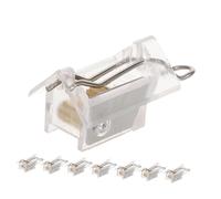 MINAOLULUS 8piezas Cerraduras De Cordón para Persianas Romanas Accesorios De Bloqueo para Cortinas Compatibles Estores y Persianas De Instalación Sin Herramientas