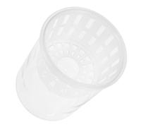 MINAOLULUS Acuario De Plástico Transparente para Oficina Pecera Pequeña Hidropónica Diseño Decorativo Tazón para Betta y Plantas Naturales para Escritorio y Decoración De Espacios