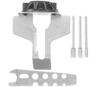 MINAOLULUS Afilador Eléctrico para Motosierra Guía Angular y Broca de Amolado, Kit de Accesorios para Afilar Cadena, Herramienta Abrasiva Negra para Jardín y Uso Exterior