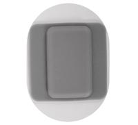 MINAOLULUS Almohadilla Silenciadora para Batería de Silicona Gris, Tapete de Práctica Insonorizado para Bombo, Accesorio Versátil Principiantes, Reducción de Ruido Efectiva