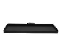 MINAOLULUS Bandeja de Micrófono de Estudio Abrazadera Ajustable, Bandeja Alargada de Plástico para Soporte de Partituras, Accesorio Multifuncional para Grabación, Conciertos y Equipo