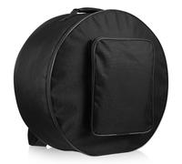 MINAOLULUS Bolsa para Batería Redonda 13-14 Pulgadas Negra, Mochila y Bolso de Transporte para Instrumentos de Percusión, Nylon Resistente, Almacenamiento Práctico para Músicos Profesionales