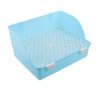 MINAOLULUS Caja de Entrenamiento para IR al baño con diseño Espacioso y Estructura antivuelco - Arenero de Esquina para galesaurios, cobayas y Hurones en recintos para Mascotas