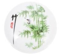 MINAOLULUS Caja de Porcelana para Pasta de Tinta Roja 90 G, Estuche Vintage para Caligrafía y Pintura China, Accesorio Ligero y Reutilizable de 7 Cm, Contenedor para Sellos y Almacenamiento